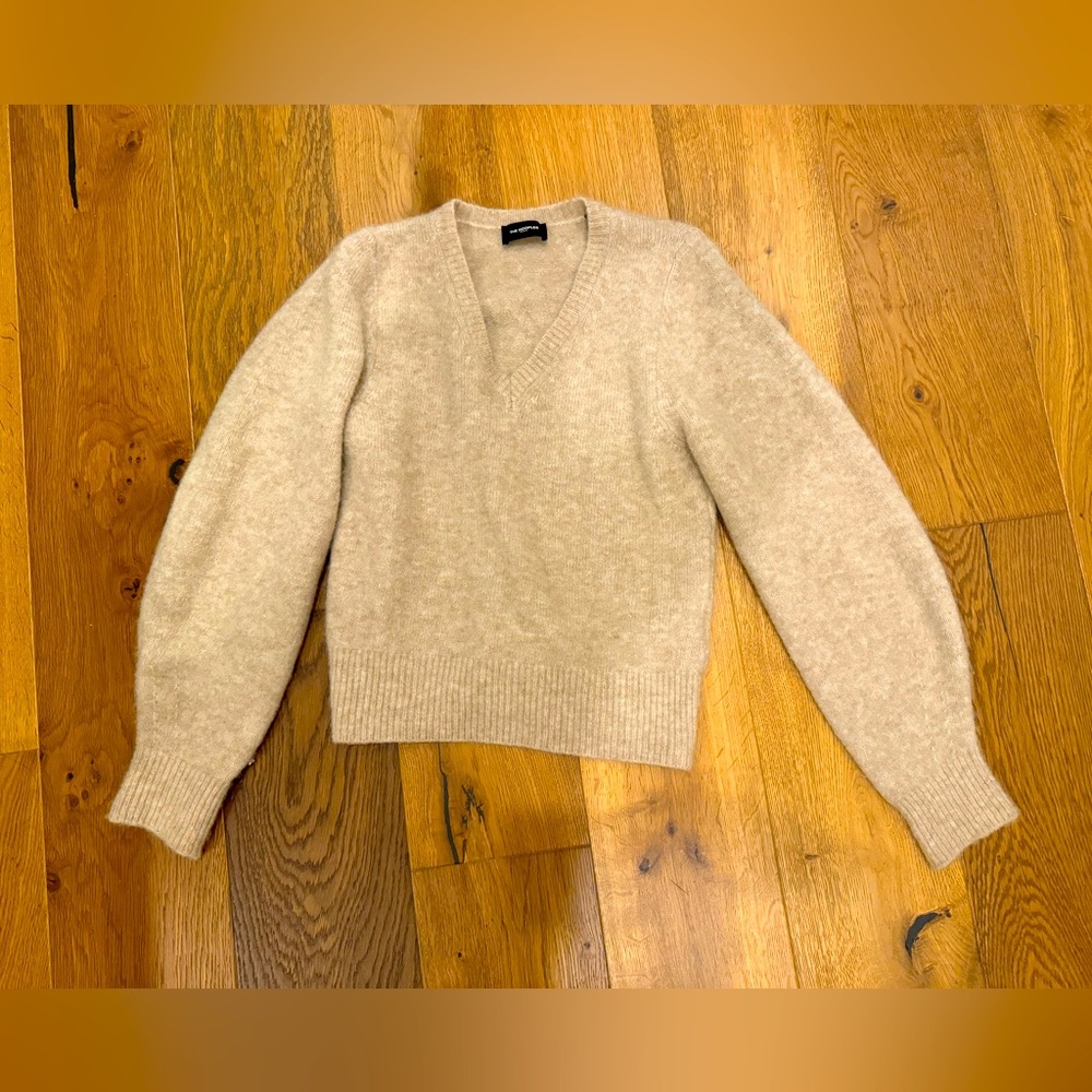 The Kooples alpaca cozy oatmeal sweater size 2/medium, NWOT